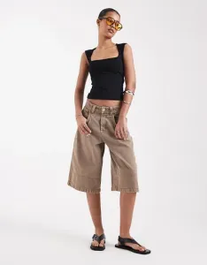 Черный топ с квадратным вырезом JJXX