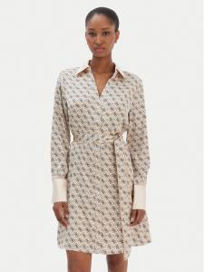 Платье-рубашка regular fit W6RK90 WF1T2 Guess, бежевый