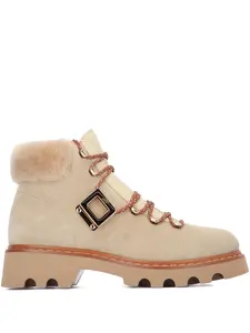 Грузовые ботинки Viv' Rangers из замши Roger Vivier, нейтральный