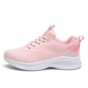 Детские дышащие нескользящие кроссовки для подростков с амортизацией SHIBU, розовый