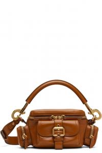 Сумка для фотокамеры цвета загара Chloé