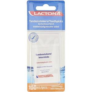 Lactona Inter Sticks Мятные двусторонние зубочистки, Deflogrip Gerhard Reeg Gmbh
