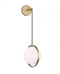 Настенный светильник Da Vinci 1 Light Cwi Lighting, gold