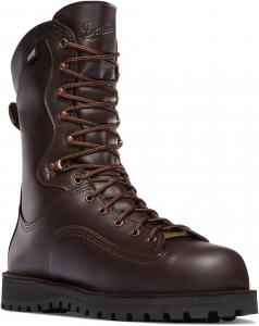 Мужские охотничьи ботинки Danner Trophy 10" - водонепроницаемые утепленные кожаные для зимы, снега и грязи, прочные, изготовленные в США, коричневый