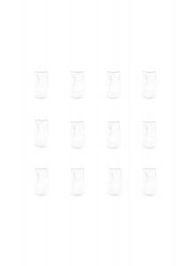 Бокал для лонг-дринов в полоску Riffel Mulex, transparent set mit 12 gläsern