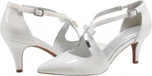 Туфли-лодочки Bandolino Zeffer женские из белой лаковой кожи на шпильке