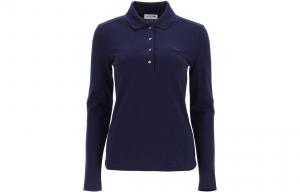 Рубашка поло женская темно-синяя Lacoste