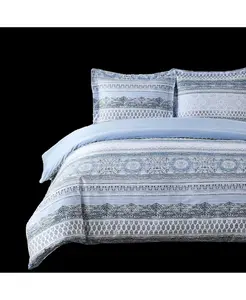 Комплект постельного белья Medallion из 100% хлопка, 1/2 xl Egyptian Linens, blue