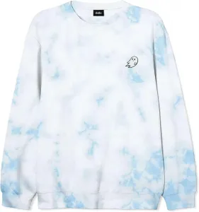 DALIX вышитый принт Ghost длинный рукав тай-дай флисовая толстовка