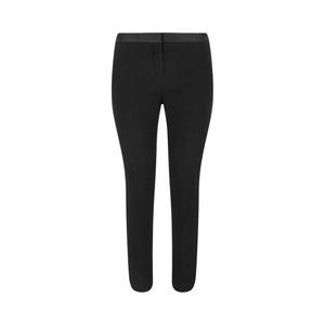 Брюки Versace Cropped Regular Fit Trousers, Black