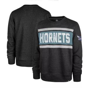 Мужской пуловер '47 Heather Black Charlotte Hornets Tribeca Emerson свитшот