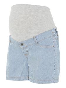 Джинсовые шорты MAMALICIOUS Regular Jeans Malta, цвет blue/white