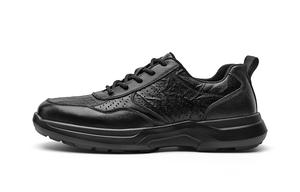 HLA Дышащие низкие повседневные туфли мужские черные