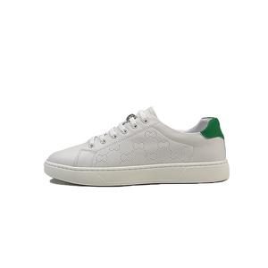 Износостойкие, легкие и дышащие низкие мужские кроссовки для скейтбординга SENJIALUO, White Black