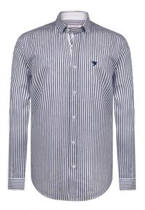 Рубашка на пуговицах классического кроя Felix Hardy, темно-синий