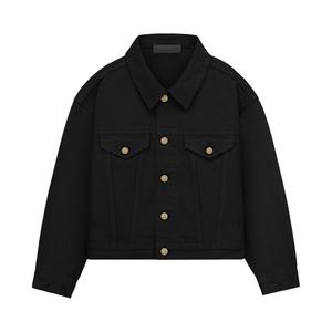 Детская джинсовая куртка Fear of God Essentials Jet Black