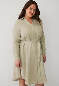 Платье-рубашка LINA Ellos Plus collection, зеленый