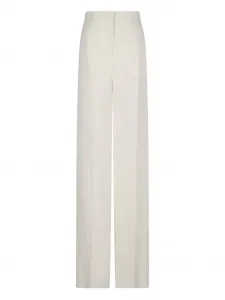 Плиссированные брюки Manetta Max Mara, белый