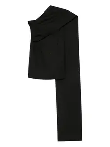 Платье мини на одно плечо Róhe, черный