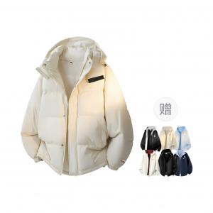 Пуховая куртка женская с капюшоном, утепленные, другие Warrior, бежевый априкот[comes with random jacket]