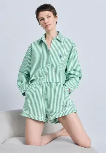 Пижамные штаны из хлопкового поплина, короткие спортивные штаны. Calvin Klein Underwear, Mardi Gras Green