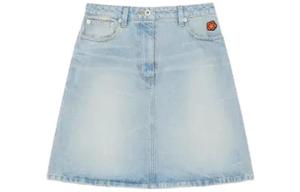 Юбка джинсовая женская Kenzo, светло-голубой