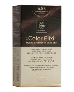 Постоянное окрашивание My Color Elixir Apivita, N5.85 Castaño Claro Perlado Caoba