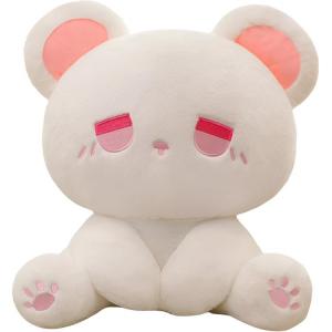 Эмо Doodoo Bear сидячая поза медведя красивая кукла плюшевая кукла 35см/50см/65см/90см высота JIZHUAN, розовый