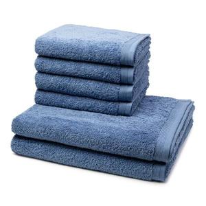 Superwuschel Набор полотенец Möve (6 шт), 50x1x100 см цвет cornflower