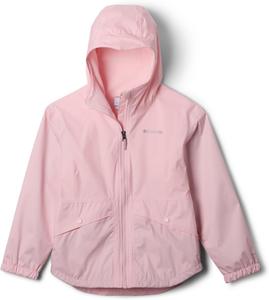 Куртка Columbia Girls Rainy Trails II с флисовой подкладкой, Satin Pink