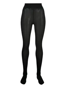 Колготки в рубчик Wolford, черный