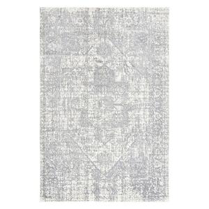 Винтажный медальонный коврик Justine Nuloom, серый, 153x153 см, круглый