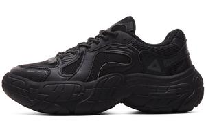 PEAK Тайчи шины обувь амортизация отскок износостойкие противоскользящие низкие винтажные повседневные женские полностью черные, цвет All Black