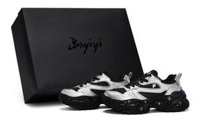 FILA FUSION Женские низкие кроссовки EVA Gummies Chunky, черные/серебристые