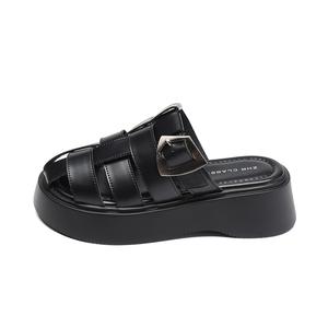 Тихие устойчивые к запаху закрытые тапочки Women's ZHR, черный