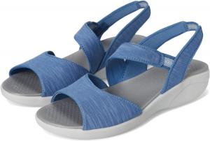Сандалии LifeStride Women's Cheerful Strappies, Elemental Blue Waxy Fabric