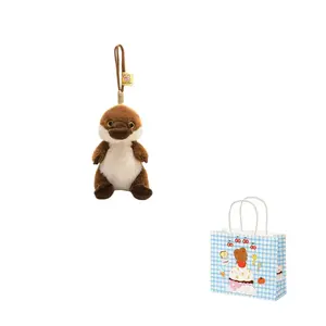 Очаровательная подвеска в виде утки, слона, пальмы, коллекции пингвина, плюшевого мишки, свиньи, мягкая игрушка, высота 15 см Dolls and bears dance