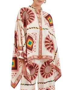 Рубашка с шейным платком Placée La DoubleJ, белый