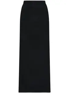 Юбка макси с разрезом DOLCE & GABBANA, черный