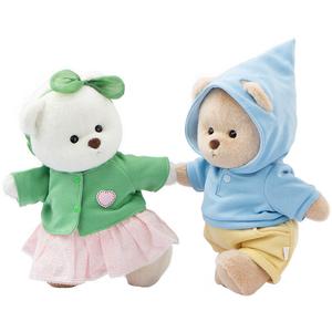 TeddyTales Сумка Nina Bear Collection · Mutual Admiration Blue/Affection Pink · 2024 · XS кукла плюшевый кулон высотой 15 см