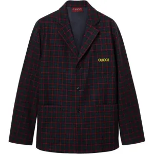 GUCCI Пиджак мужской красный