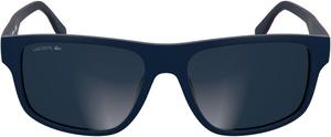 Lacoste мужские L6057s прямоугольные солнцезащитные очки, Matte Blue