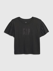 Детская футболка с логотипом Gap, серый