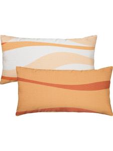 Наволочки из жатого хлопка, 2 шт., оранжевые Erwin Müller, 80 x 80 см