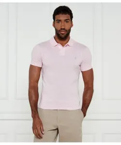Футболка поло Slim fit Polo Ralph Lauren, розовый