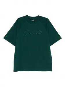 Футболка с вышитым логотипом Carhartt Wip, зеленый