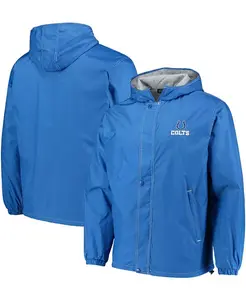 Мужская куртка Royal, белая Indianapolis Colts Legacy Stadium на молнии Dunbrooke