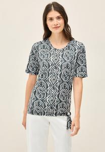 Футболка Cecil IN AUSBRENNER-OPTIK, Grün/Green