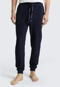 Пижамные брюки TOM TAILOR MIT STRUKTUR, Blue Dark Solid/Dark Blue