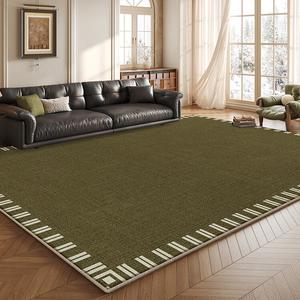 Budis Ковер 200х350 см для гостиной/спальни в винтажном французском стиле, waterproof, немаркий, моющийся, с высоким ворсом